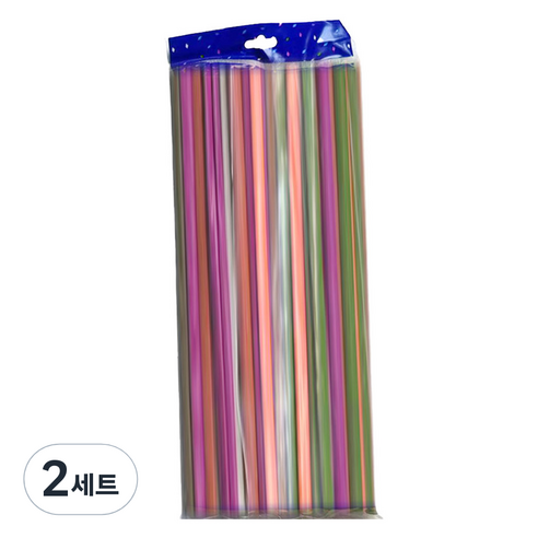 마다꾸미 요술 매직 파티 벌룬 막대풍선 100p 세트, 레트로믹스컬러, 2세트
