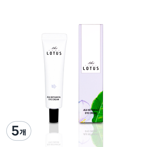 더퓨어로터스 제주 보태니컬 아이크림, 30ml, 5개