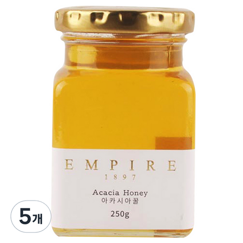 Empire 1897 아카시아꿀, 5개, 250g