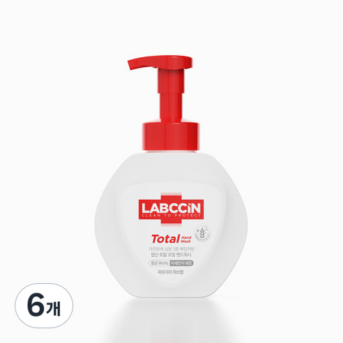 랩신 토탈 핸드워시, 500ml, 6개