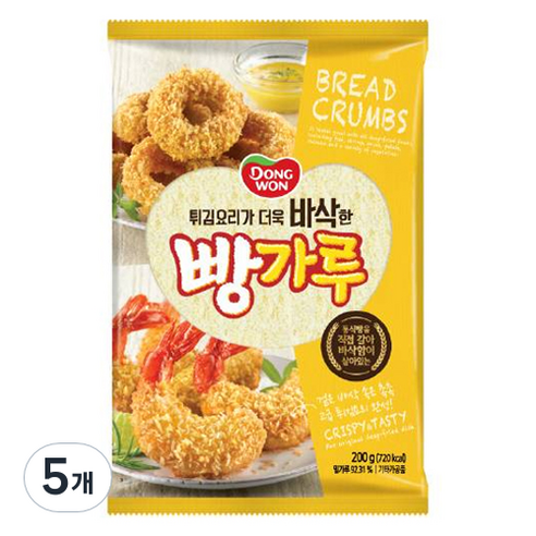 동원 빵가루, 5개, 200g