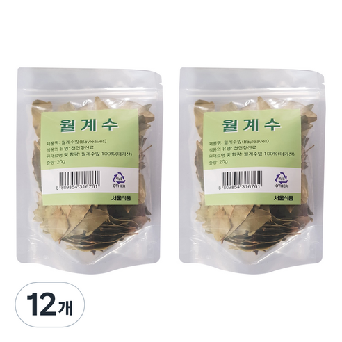 서울식품 월계수잎, 20g, 12개