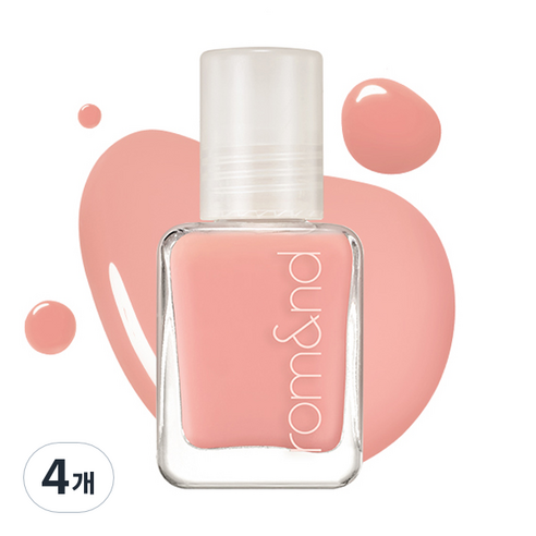 롬앤 무드 페블 하드너 02 피치 가드, 7ml, 4개