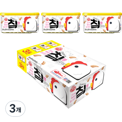 오뚜기 칰햄 오리지널 3p, 600g, 3개