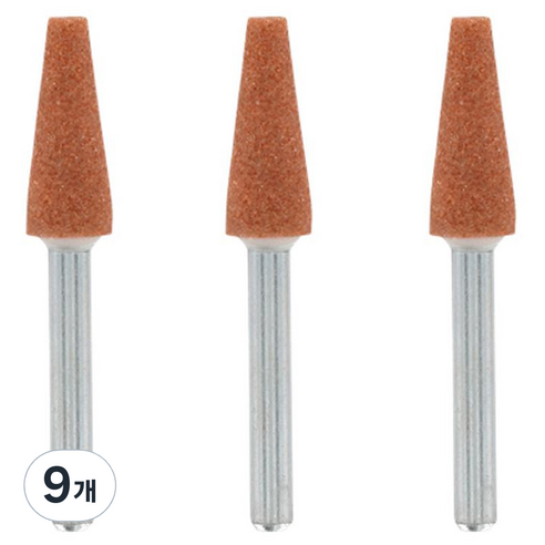 드레멜 산화알루미늄 연마석 6.4mm 953 C5381867, 본품, 9개