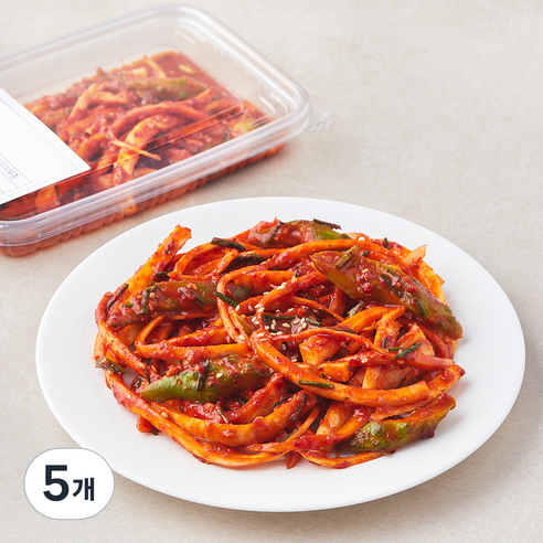 달래오이도라지무침, 120g, 5개