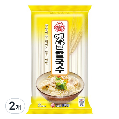 오뚜기 옛날 칼국수, 900g, 2개