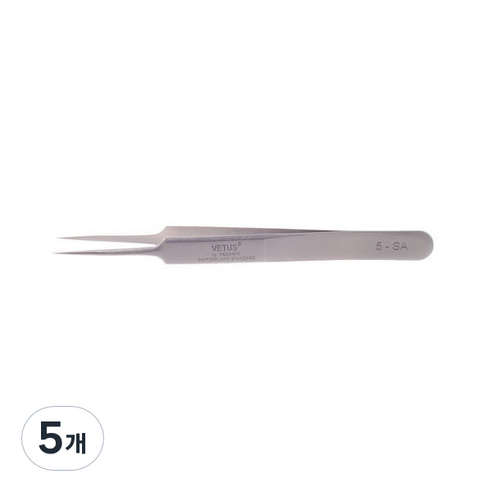 비투스 핀셋 5-SA, 혼합색상, 5개