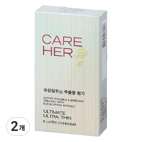 케어허 콘돔, 2개, 8p