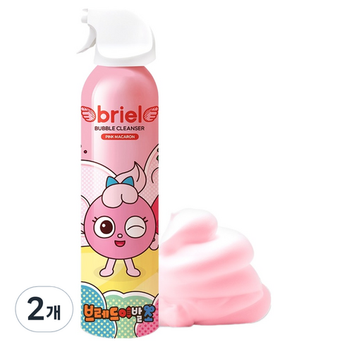 디보트브리엘 핑크 마카롱 버블 바디클렌저 딸기향, 200ml, 2개