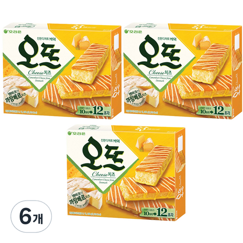 오리온 오뜨 치즈, 288g, 6개