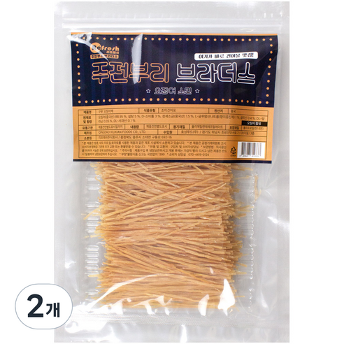 주전부리브라더스 오징어소면, 2개, 300g