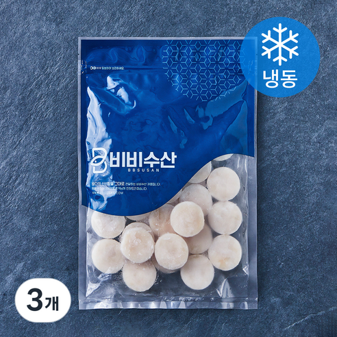 비비수산 가리비관자살 (냉동), 3개, 300g