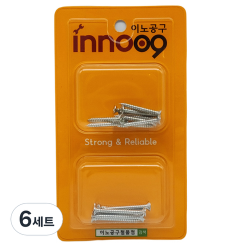 이노공구 범용 일반나사 2종 세트 NIT-105 20p, 6세트
