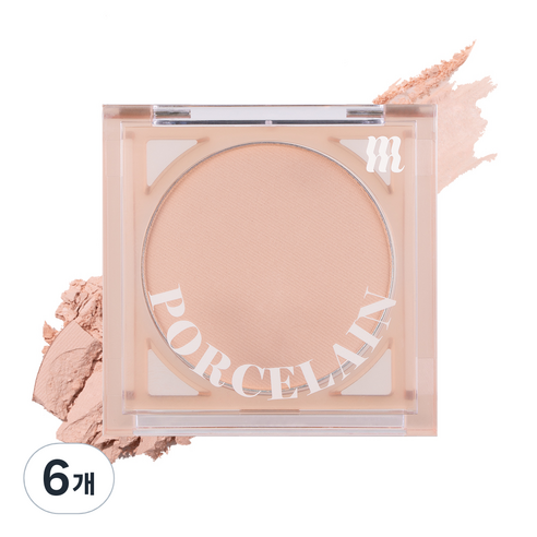 머지 포셀린 치크 블러셔 4.2g, 모노 베이지, 6개