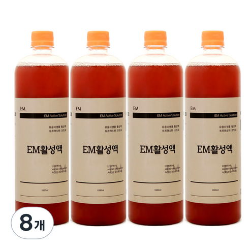 이엠그린 EM활성액 본품, 1000ml, 8개
