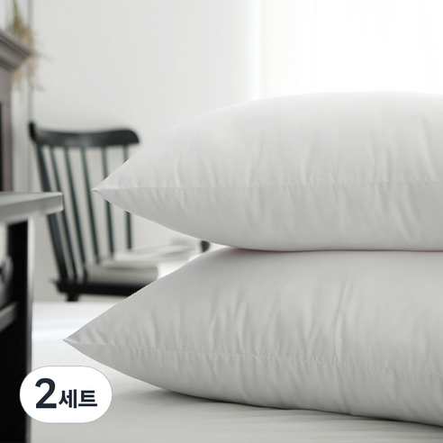 타카타카 높낮이조절 깨끗한 마일드 베개솜 2p, 화이트, 2세트