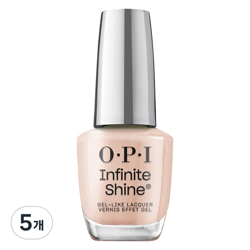 오피아이 인피니트 샤인 젤 라이크 매니큐어, ISL 95 Keep Calm & Carry On, 15ml, 5개