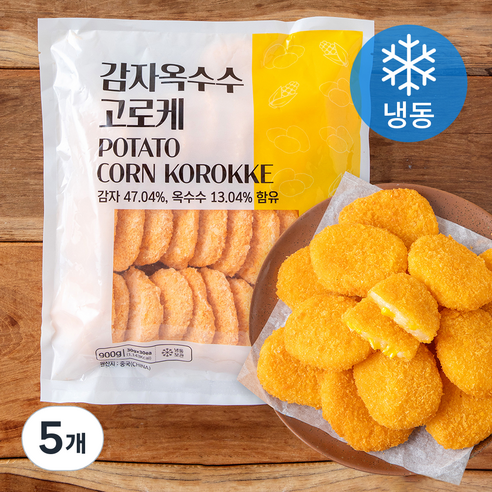 농우 감자옥수수 고로케 (냉동), 900g, 5개