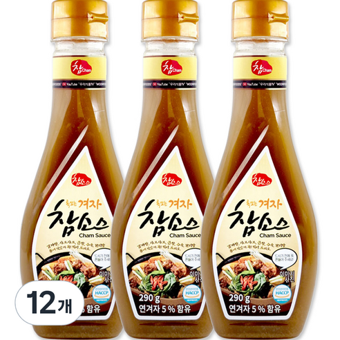 참 겨자 참소스, 290g, 12개