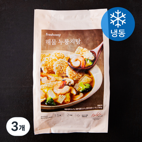 프레시지 해물 누룽지탕 (냉동), 710g, 3개