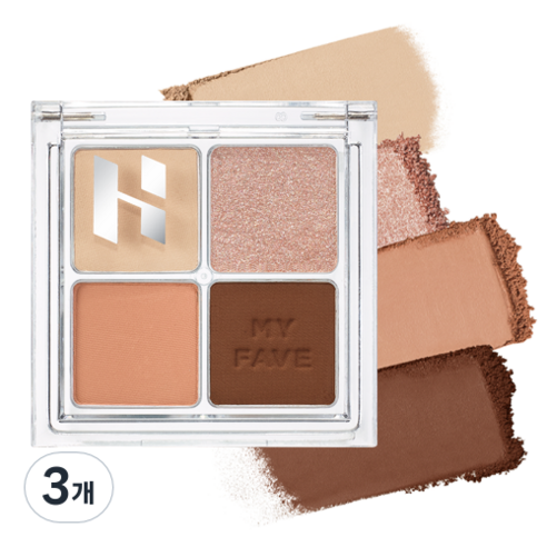 홀리카홀리카 마이 페이브 아이섀도우 팔레트 6.5g, 3개, 02 멜바