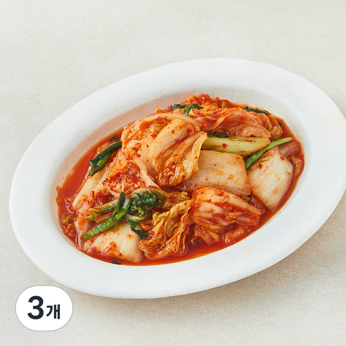 도미솔식품 아삭한 도미솔 김치 맛김치, 900g, 3개