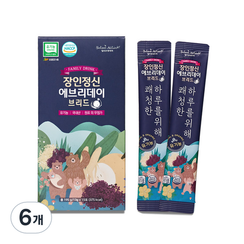 장인정신에브리데이 브리드, 195g, 6개