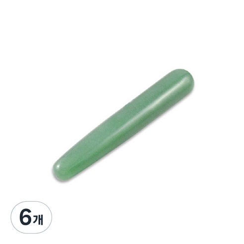 라이프포인트 괄사 지압 마사지기, 6개, 옥색(11막대)