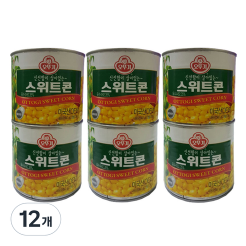 오뚜기 스위트콘 통조림, 340g, 12개