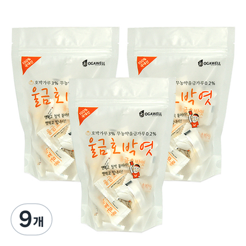 오가웰 울금호박엿, 120g, 9개