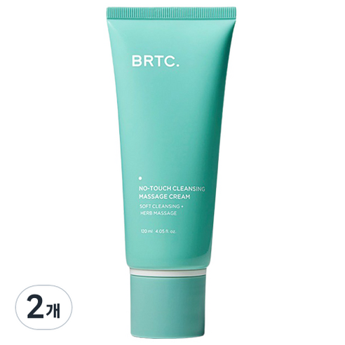 비알티씨 노터치 클렌징 마사지 크림, 2개, 120ml