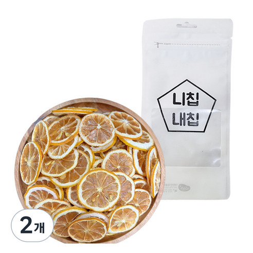 니칩내칩 건조과일 레몬 20g, 2개