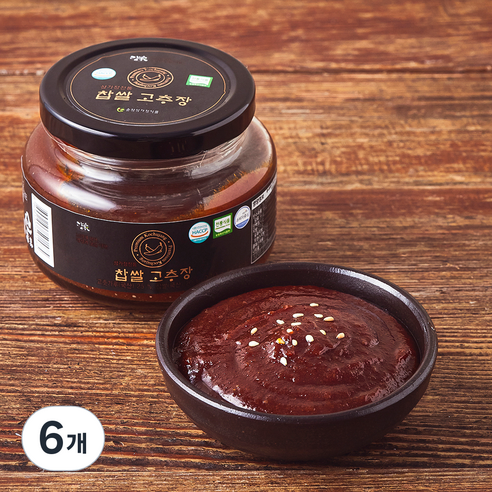 담가 순창 성가정 전통 찹쌀고추장, 220g, 6개