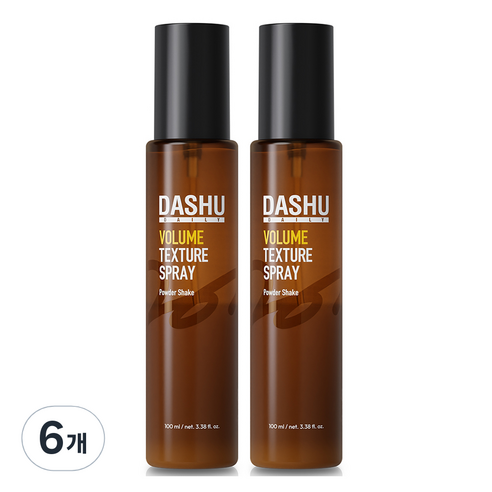 다슈 남성용 데일리 볼륨 텍스처 스프레이, 100ml, 6개
