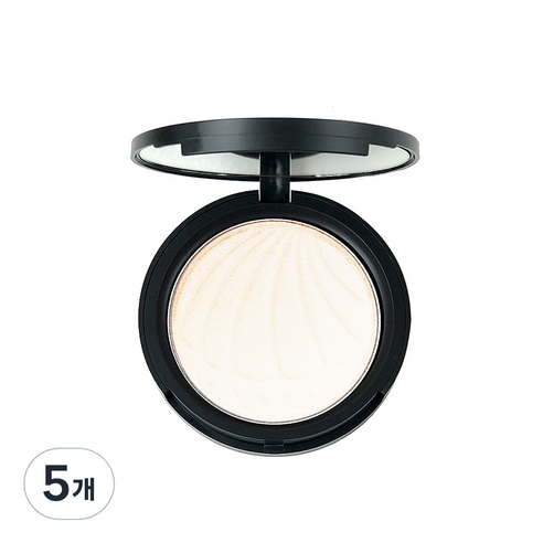 애리조 쉬머 파우더 팩트 하이라이터 10g, No1 화이트, 5개