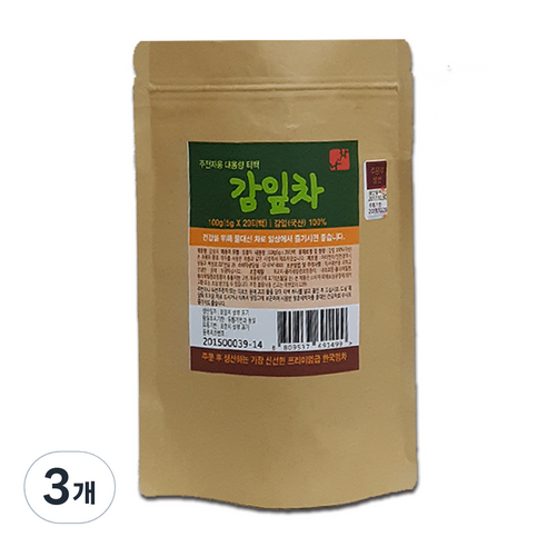 아이앤티 감잎차, 5g, 20개입, 3개