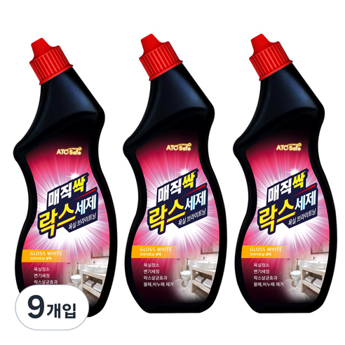 아토세이프 매직싹 욕실용 락스세제, 750ml, 9개입
