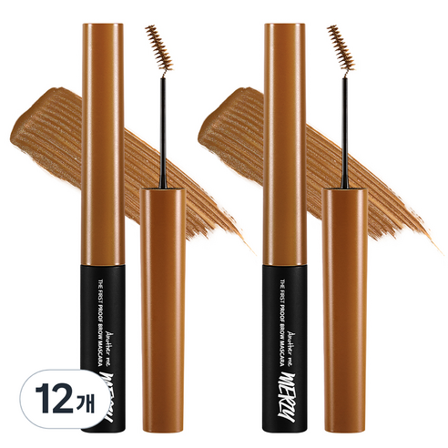 머지 더 퍼스트 프루프 브로우 마스카라 3.5g, 카라멜(BM3), 12개