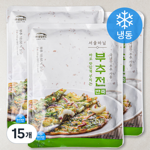 서울마님 부추전 반죽 (냉동), 250g, 15개