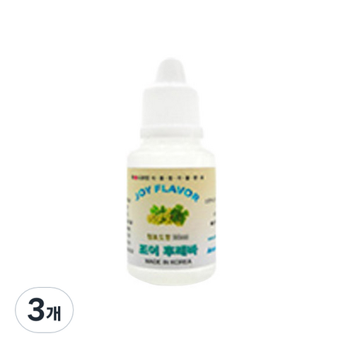 조이후레바 아로미조이 슬라임재료 30ml, 3개, 청포도