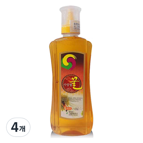 그린하우스 사양벌꿀, 500g, 4개