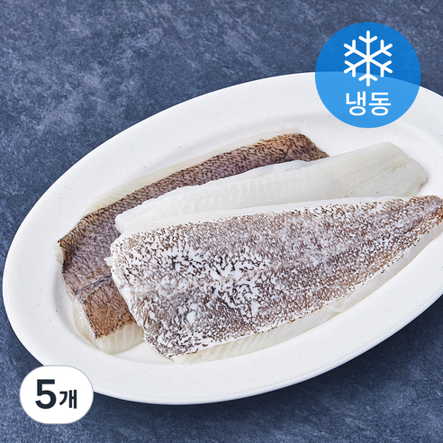가시바른 두툼한 순살 가자미 (냉동), 5개, 700g