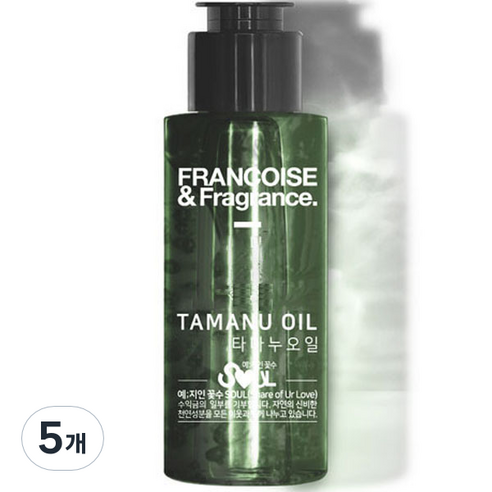 프랑스와즈 타마누 오일 비정제, 50ml, 5개