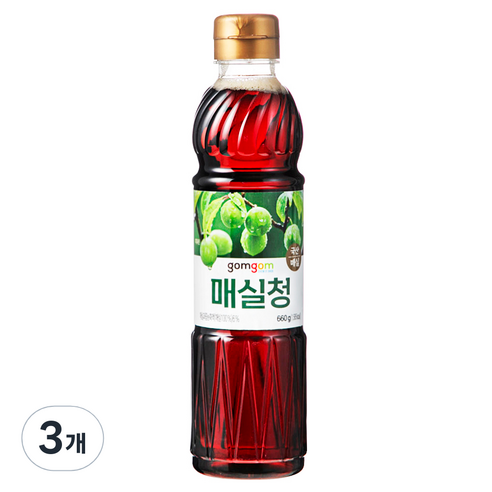 곰곰 매실청, 660g, 3개