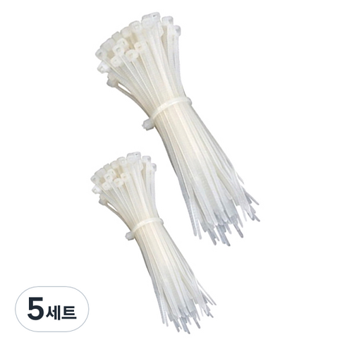 아이메이트 케이블타이 대 100p + 중 100p, 5세트