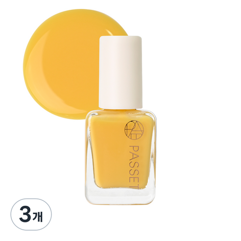 파셋 셀럽 네일컬러 폴리쉬 매니큐어 7ml, 26 바나나옐로우, 3개