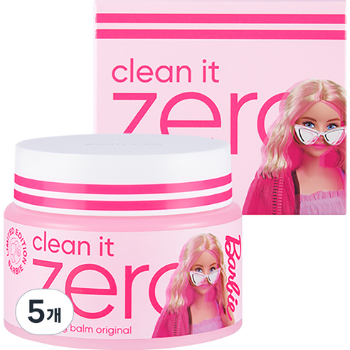 바닐라코 클린잇제로 클렌징밤 오리지널 바비 에디션, 100ml, 5개