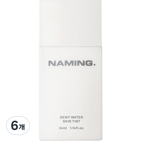 네이밍 듀이 워터 스킨 틴트 베이스 34ml SPF32 PA+++, 6개, ROSY