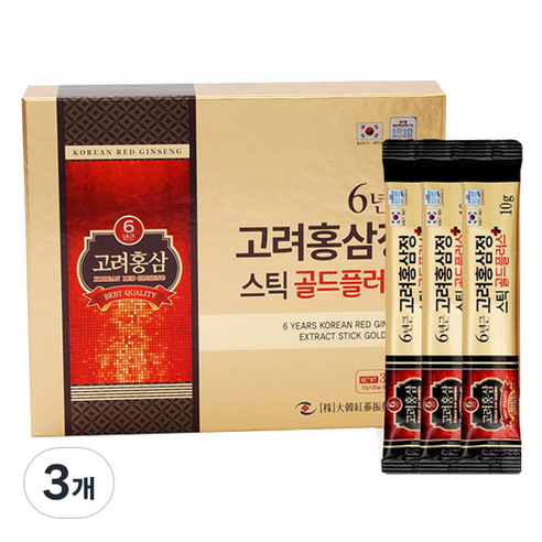 고려홍삼정 골드플러스, 3개, 300g